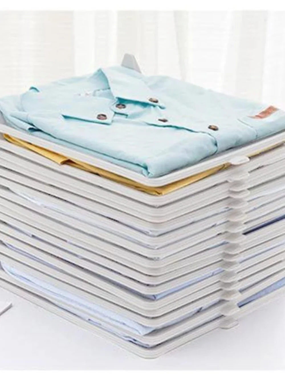 Fold Board Clothes Organization System Shirt Folder(10 Pack)